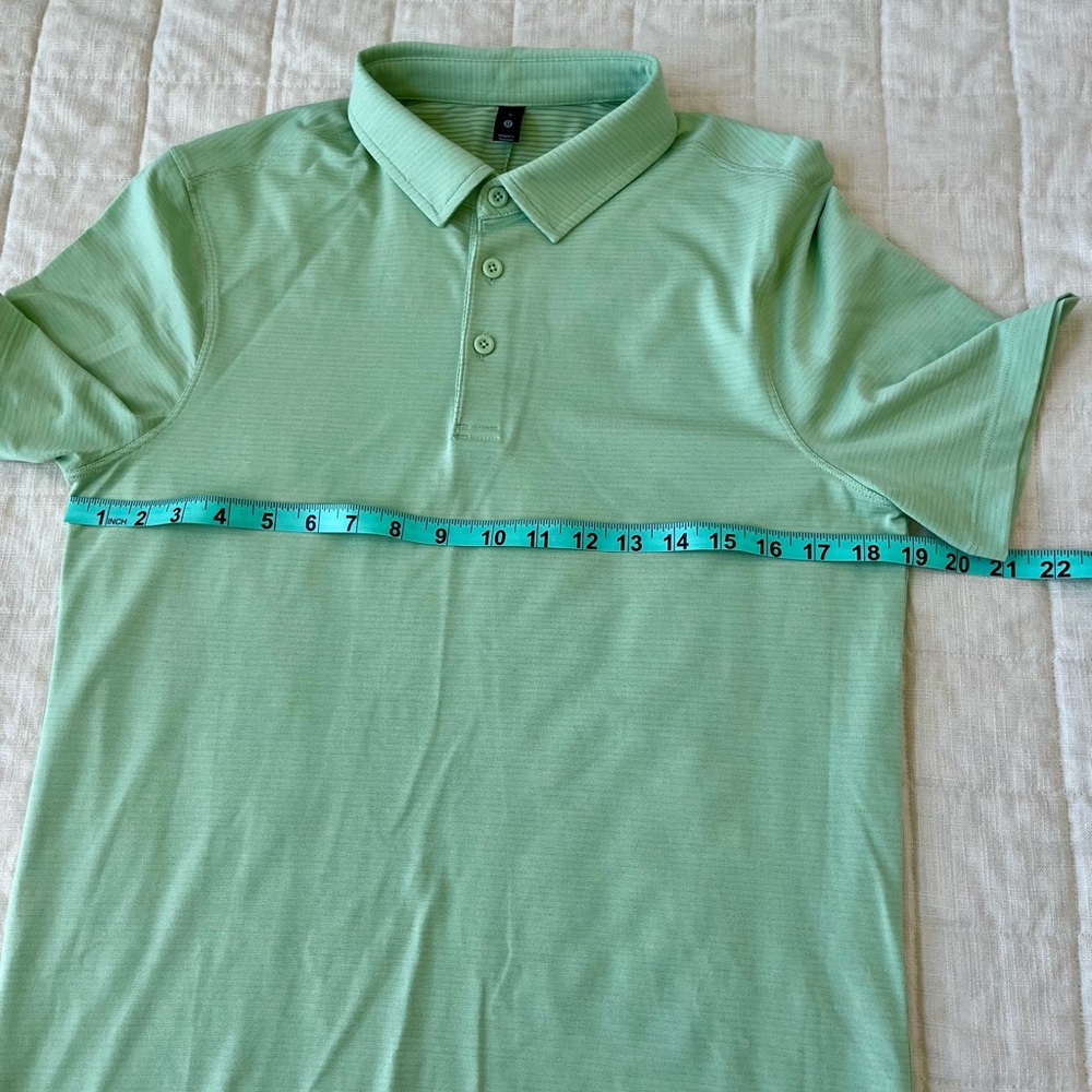 Lululemon Evolution Polo, Creamy Mint, Small; Exc… - image 5